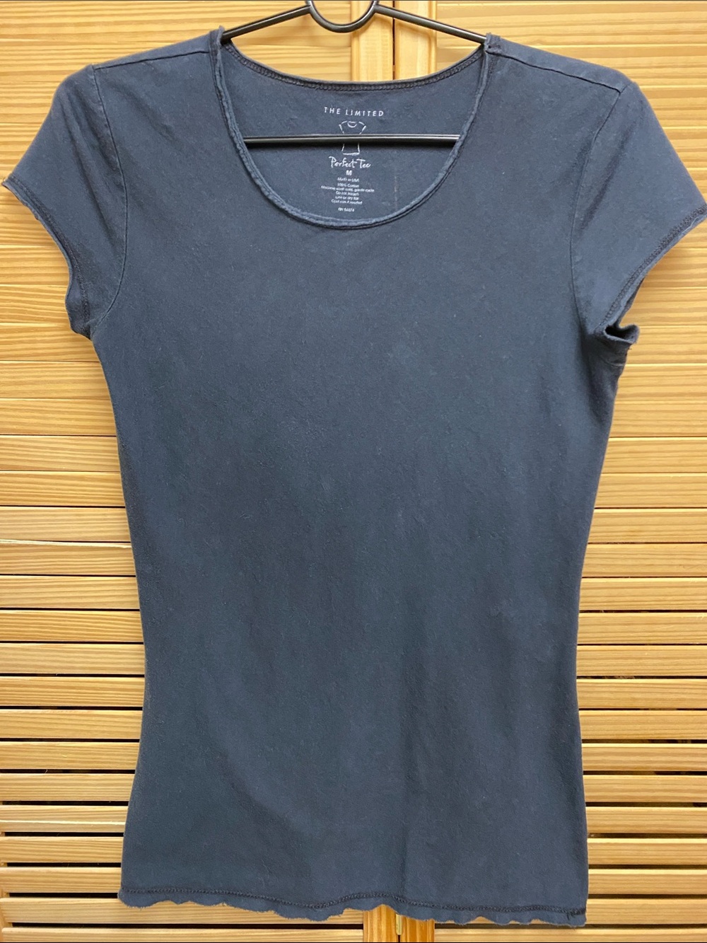 The Limited Black Short Sleeve Crewneck Tee